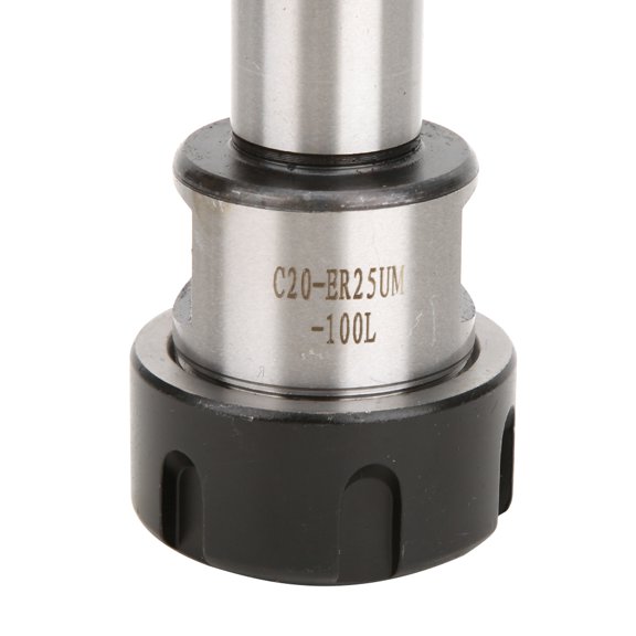 40CR Steel ER Collet Chuck Extension Rod 0.01mm Precision Straight Shank Holder 100L Length