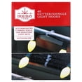 thumbnail image 1 of Gutter/Shingle Christmas Light Hooks, Clear, 40 Count, by Holiday Time, 1 of 7