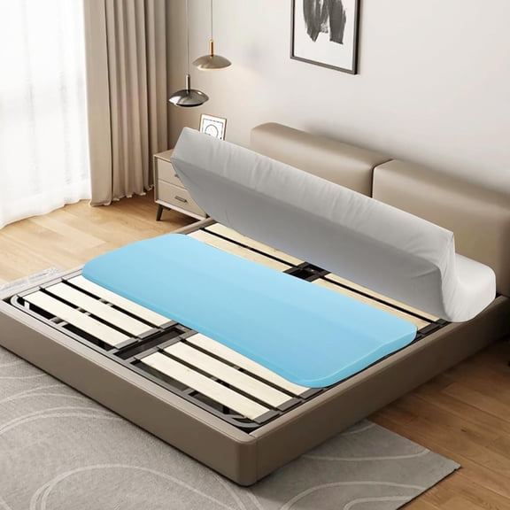 40D Sagging Mattress Support, 60" L High Density Foam Pad for Under Bed Sinking Fix, 2" Thick Firm Repair and Extends Mattress Life, 60" L x 24" W x 2" H