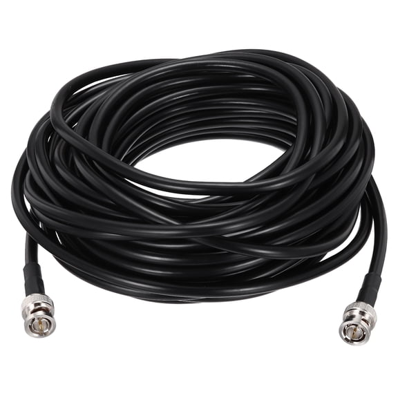 40FT 6G-SDI Cable, BNC Male to Male Cable 75 Ohm RG59 Coaxial Video Connect Jumper Video Camera Wire for Camera Surveillance Supports HD-SDI/3G/6G-SDI/4K/8K, Black