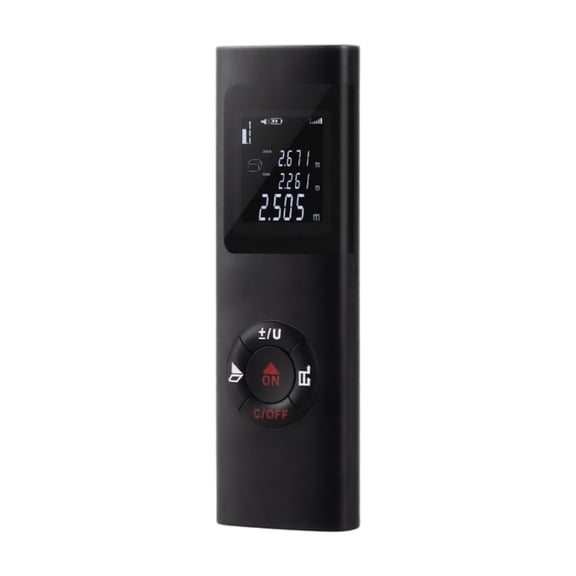 40Ft High Accuracy Infrared Laser Distance Meter, Portable Measurement Tool With 1Pc Unit For Builders Contractors Diy Enthusiasts Home Renovation Interior Design