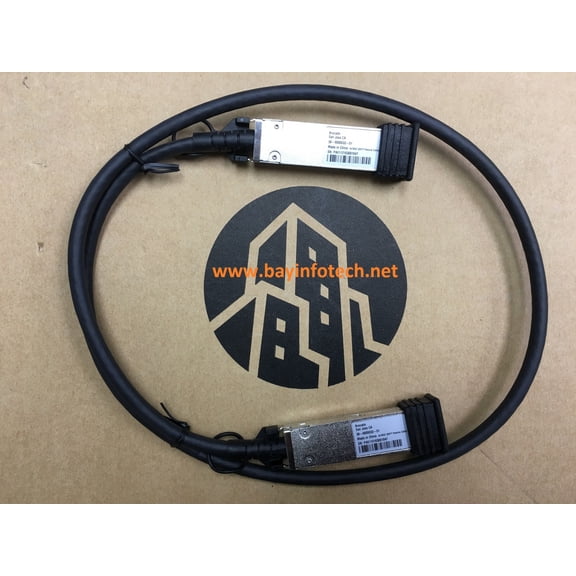 40G-QSFP-C-0101 Brocade 40 GBPS Direct-Attached QSFP+ TO QSFP+ Copper Cable 1M
