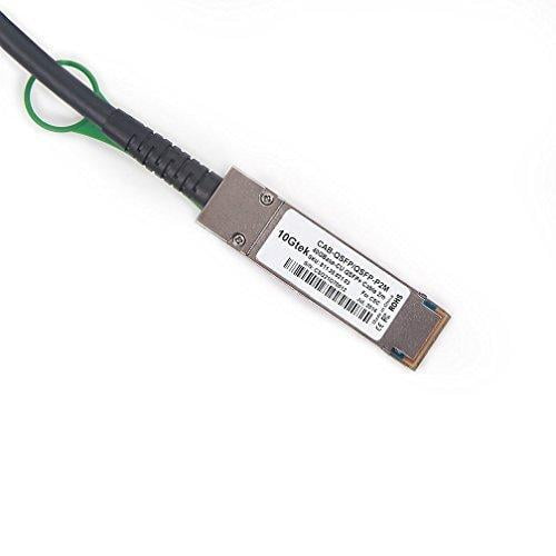 40G QSFP+ DAC Cable - 40GBASE-CR4 Passive Direct Attach Copper QSFP Cable for E JG328A Devices, 5m