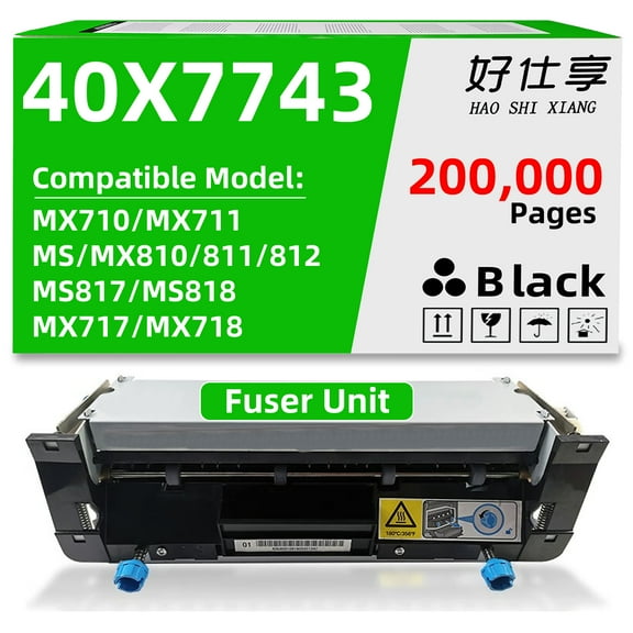 40G4135 Fuser Unit Fuser Maintenance Kit Compatible with Lexmark MX710 MX710de MX711 MX711de MX711dhe MX810 MX810de MX810dfe MX811 MX811de MX812 MX812de Printer (110V-1Pack)
