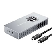 ACASIS TBU401Pro 40Gbps M.2 NVMe SSD Enclosure, USB4 & Thunderbolt 3/4 Compatible, Built-in Silent Cooling Fan, Fan Switch, Tool-Free, Up to 8TB