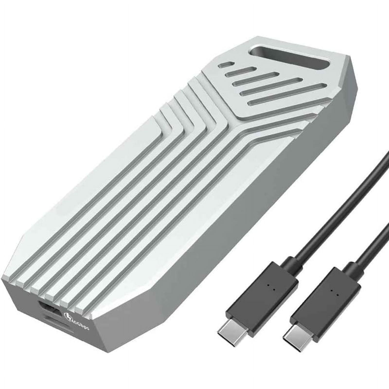 40Gbps M.2 NVMe SSD Enclosure USB4 Type-C External Portable M2 Nvme Case Aluminum Support Thunderbolt4 Tool Free