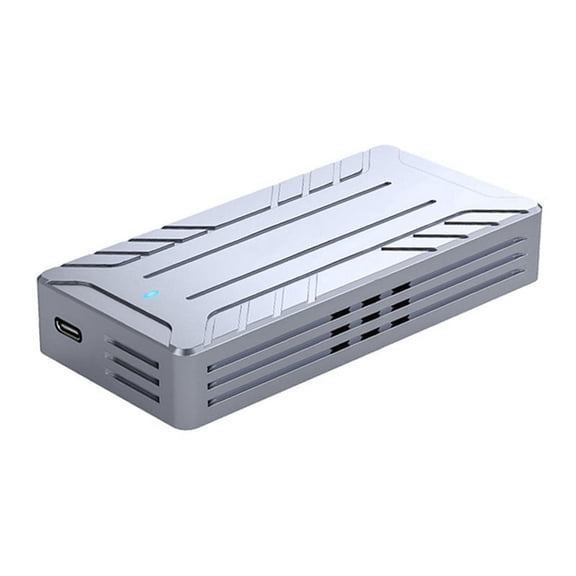 40Gbps NVMe SSD Enclosure M.2 to USB Adapter with Built-in Cooling Fan Aluminum Case Supports 2242/2260/2280 Sizes