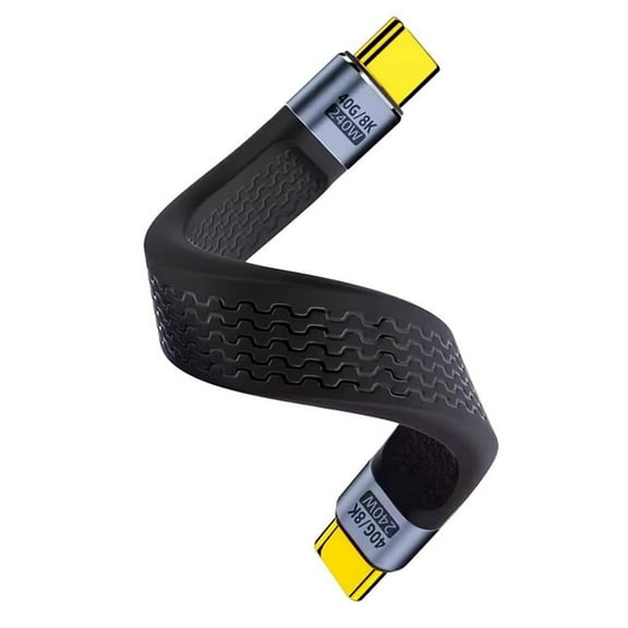40Gbps USB 4.0 PD 240W Fast Charging Cable Support 8K 4K Video Transmission Mobile Data Cable for Phone Notebook