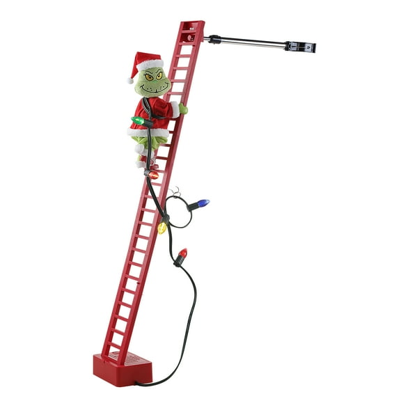 40" Animated Super Climbing Grinch Decoration