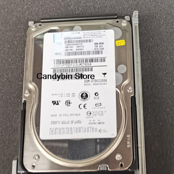 40K1025 39R7312 26K5823 300G 10K 80P SCSI 3.5-inch hard disk