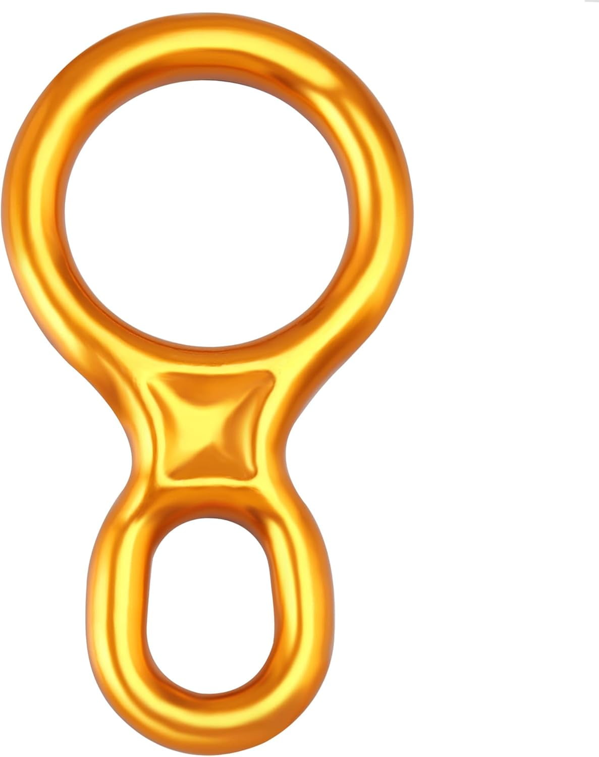 40KN Rescue Figure 8 Descender Belay Rappel Equipment Belay Rock Climbing Rigging Plate 7075 Aluminum Alloy for Climbing Belaying Rappelling Device