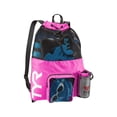 thumbnail image 1 of TYR Big Mesh Mummy Backpack 40L - Ventilated Polyester Swim Gear Bag with Drawstring Closure for Pool, Beach, and Training, 1 of 3