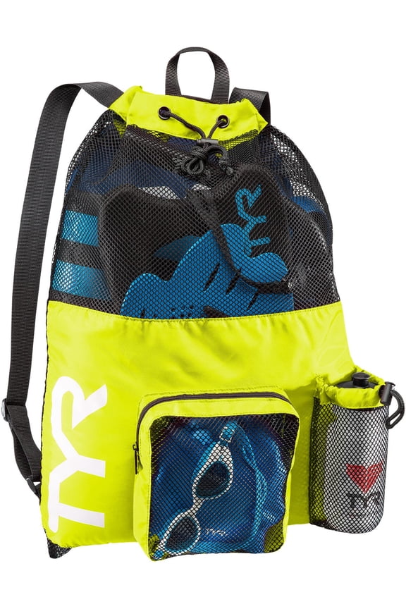 40L Big Mesh Mummy Backpack - Yellow