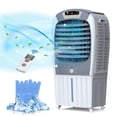 thumbnail image 1 of 40L Evaporative Air Cooler, 200W SwampCooler with Remote Control, 3100CFM, 11.3 Gallons, 24H Timer, 3 Speeds Portable Air Conditioner with 4 Wheel for Outdoor Indoor Use Home Office, 1 of 7