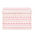 thumbnail image 1 of 40L Lidded Home Storage Bins Foldable Storage Box with Handle for Home Bedroom Closet, Stripe Printed, 1 of 7