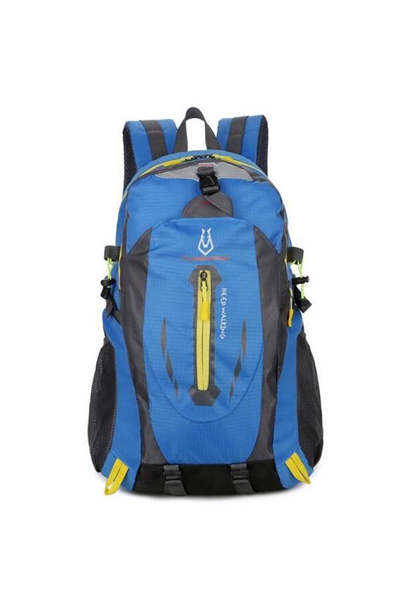 40L Lightweight Hiking Backpack, Waterproof Outdoor Camping Rucksack, Multi-functional Travel Daypack for Climbing, Trekking and Day Trips., Blue