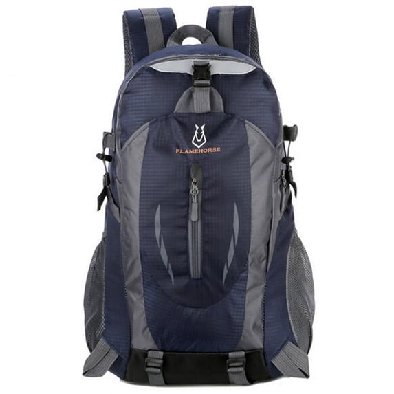 40L Lightweight Hiking Backpack, Waterproof Outdoor Camping Rucksack, Multi-functional Travel Daypack for Climbing, Trekking and Day Trips., Navy