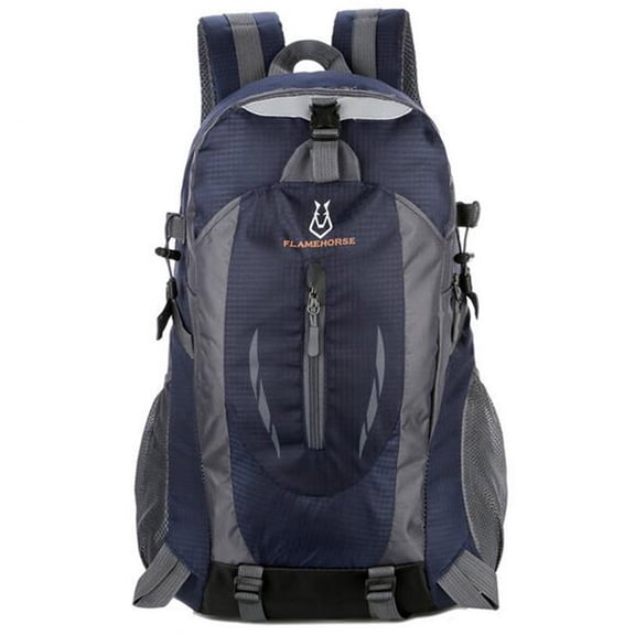 40L Lightweight Hiking Backpack, Waterproof Outdoor Camping Rucksack, Multi-functional Travel Daypack for Climbing, Trekking and Day Trips., Navy