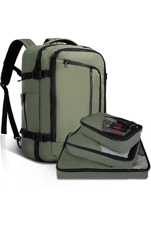 40L Travel Overnight Backpack,Carry  Backpack with Cubes,Duffle Bag Fit for 17.3 Inch Laptop for Men and Women