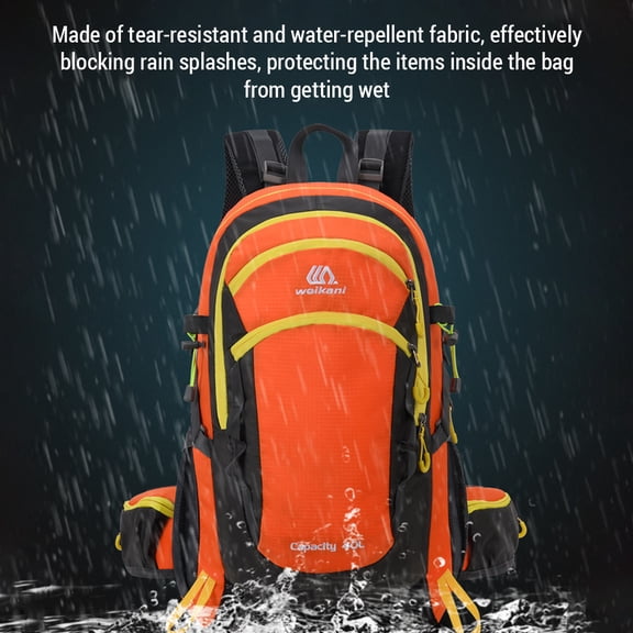 40L Waterproof Hiking Backpack Lightweight Outdoor Camping Travel Daypack for Men Women, Army Green (20.5 x 13 x 8.7 inches / 52 x 33 x 22 cm)