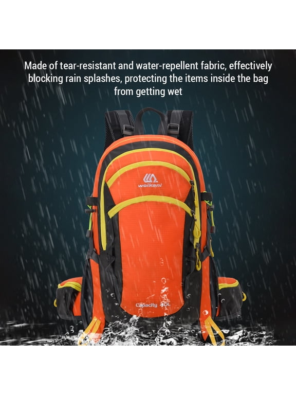 40L Waterproof Hiking Backpack Lightweight Outdoor Camping Travel Daypack for Men Women, Army Green (20.5 x 13 x 8.7 inches / 52 x 33 x 22 cm)