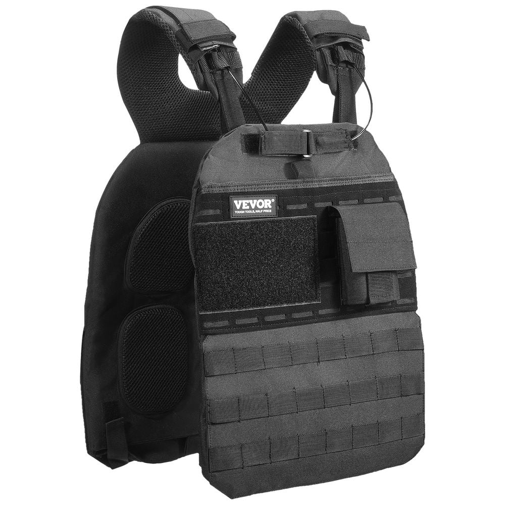 40LB Adjustable Weighted Vest for Men Women 1000D Nylon Weight Jacket with Storage Pocket Workout Equipment for Strength Endurance TrainingRunning Jogging Walking Fitness & Weight Loss