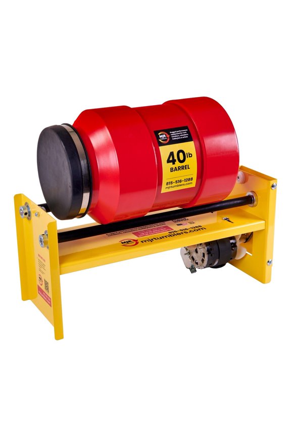 40LB Large Base Rotary Rock Tumbler MJR TUMBLERS Winner Best High End Unit 2019, 20 & 2021