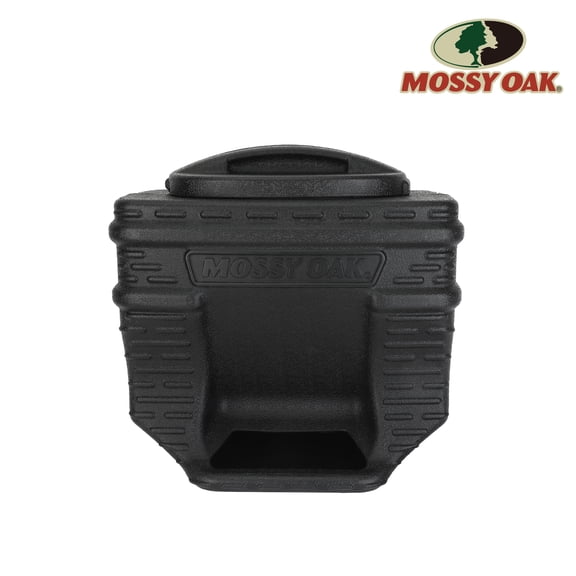 Mossy Oak Game Feed Bin, 40 lb Capacity, Gravity Fed, Water-Resistant, Strap Mount for Trees & Posts