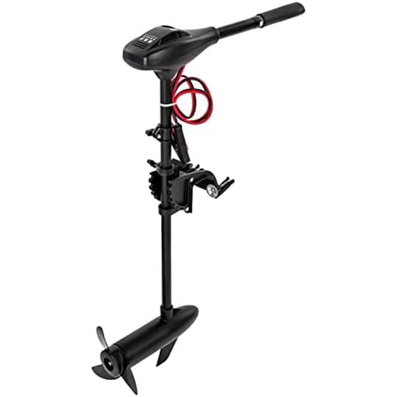 40Lb 12V Electric Motor Outboard Boat Inflatable Xcellent Electrical Conductivity Thermal Ductility And Corrosion Resistance Fin Streamline Design Adjustable Gears Propeller Tightened Brackets