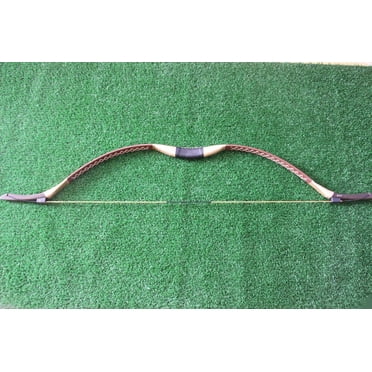 40Lbs/45Lbs/50Lbs Handmade Recurve Bow 52" Attila Mongolian Longbow Chinese for Archery Hunting & Horse Riding