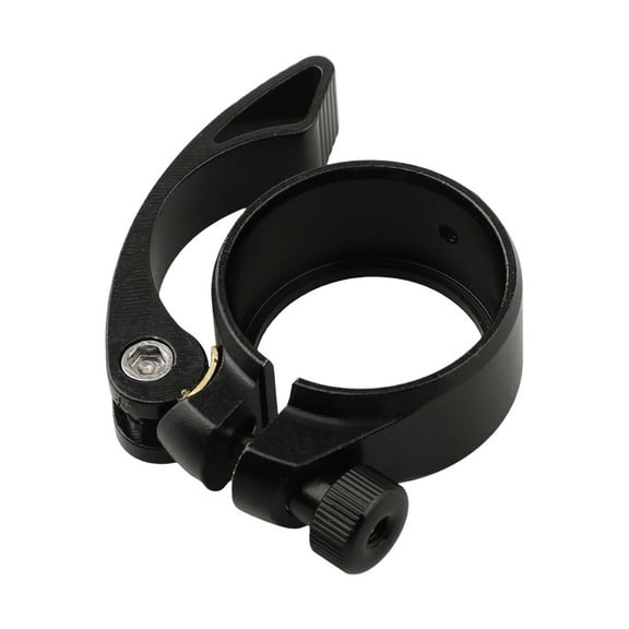 40Mm Mountain Bike Seat Clamp Quick Release Aluminum Folding Seat Clamp Clamp Clamp Black Silver Bicycle Accessories