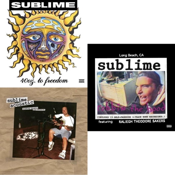 40Oz. To Freedom & Acoustic: Bradley Nowell & Friends & Robbin The Hood [LP Vinyl Bundle]