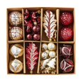 thumbnail image 1 of 40PC Christmas Balls Ornaments Xmas Tree Hanging Balls for Holiday Party Wedding Decoration, Shatterproof Tree Ornaments for Home and Event Display,2.4 Inch, 1 of 9