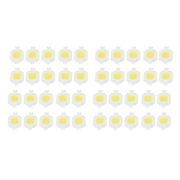 40PCS 10W LED Pure White High Power 1100LM LED Lamp SMD Chip light Bulb DC 9-12V