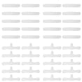 thumbnail image 1 of 40PCS 17.3in Sweat Pads for Bras, Cotton Bra Liners Under Bra Pads To Absorb Sweat, Cotton Women Tummy Liners, Reusable Sweating Supplies, 1 of 8