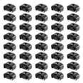 thumbnail image 1 of 40PCS 2 Point Brake Pipe Line Retaining Clip Holder Bracket 811611797 Double Conduit Base Cable 4.75mm Black, 1 of 6