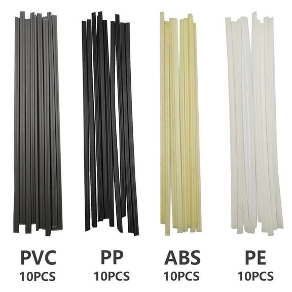 40PCS 200mm Welding Rods for ABS PP PVC PE For Plastics for Bumper Cars and Water Tanks Repair