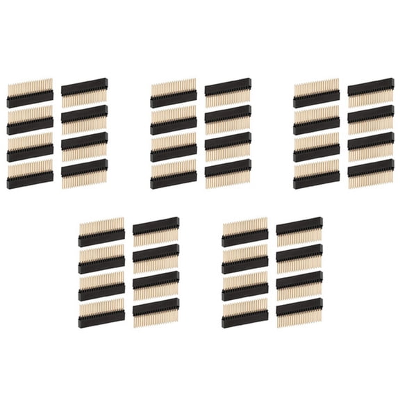 40PCS,2X20(40 Pin) Extra Tall Female 0.1 Inch Pitch Stacking Header for A+/B+/Pi 2/Pi 3 Extra Tall Header