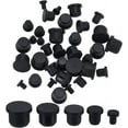 thumbnail image 1 of 40PCS 5 Sizes Black Silicone Bottle Stopper Tube Seal Plug 4/7.5/9.5/11.5/13.5mm Salt and Pepper Shakers Stopper Replacement Insert Hole Plug End Covers for Bottles Pipes Flower Pots, 1 of 9