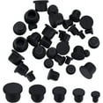 thumbnail image 1 of 40PCS 5 Sizes Black Silicone Stopper for Salt and Pepper Shakers 5.5/8.3/10.5/12.5/ 14mm Plug Stopper Replacement Insert Hole Plug Round End for Bottles Pipes Flower Pots Home Supplies, 1 of 9