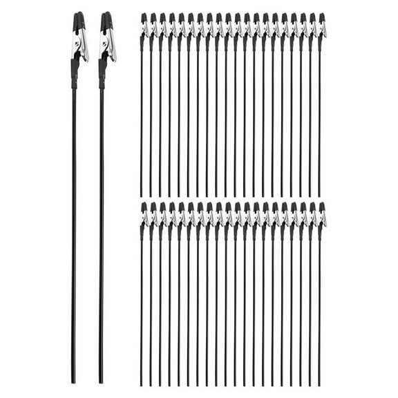 40PCS Alligator Clip Sticks for Model Painting for Airbrush Spraying Hobby Modeling Parts for DIY Card Photo Memo