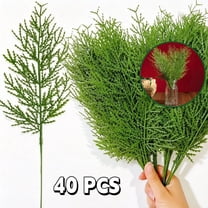 Inadays 12 Pcs Christmas Norfolk Pine Branches, Norfolk Pine Artificial ...
