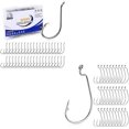 40PCS Circle Hooks and 30PCS Worm Hooks