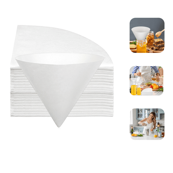 (40PCS) Commercial Fryer Oil Filters, Maple Syrup Filters, Beeswax Filters, Grease Filter Cones, Best For Restaurants, Cafes, Food Trucks, Hotels
