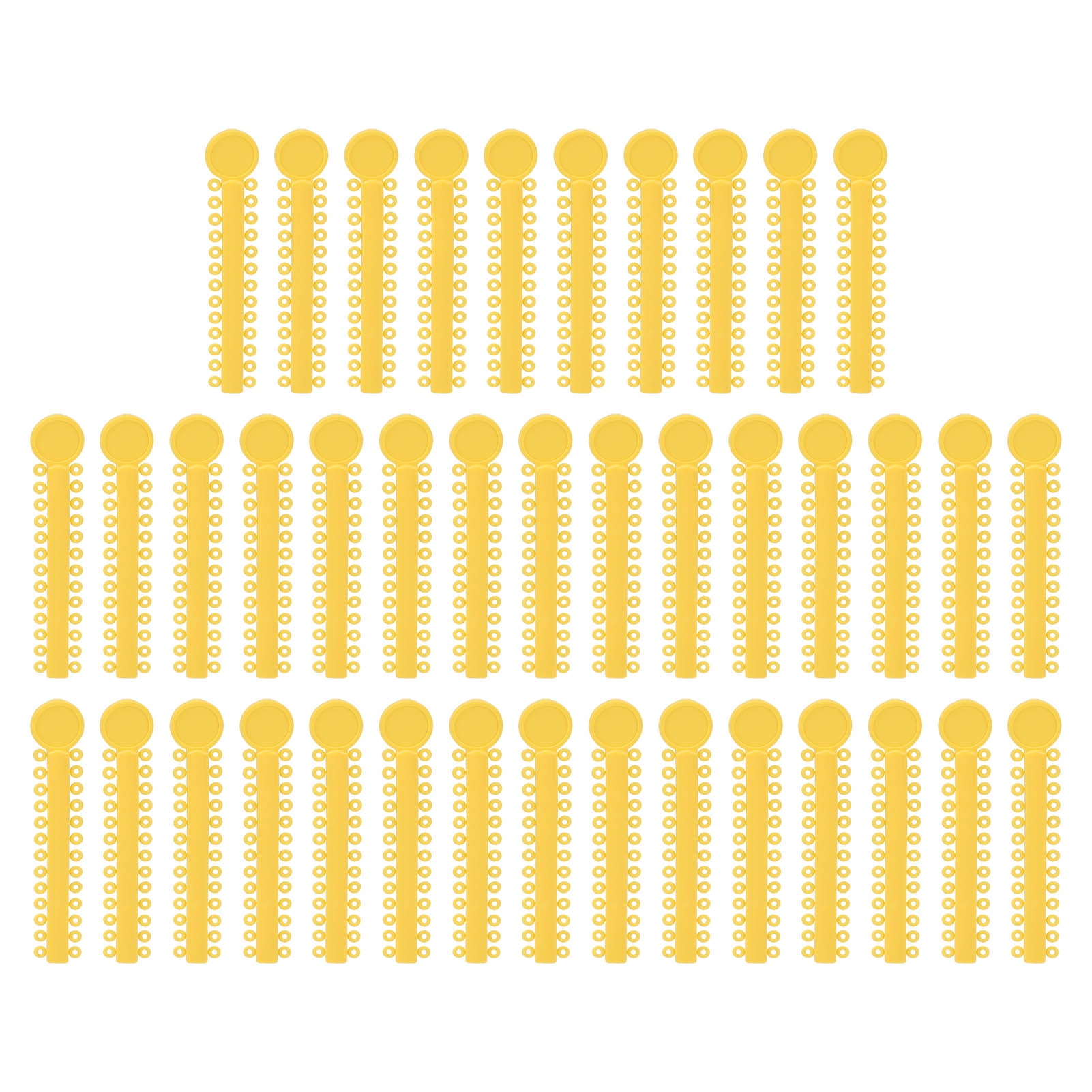 40PCS Dental Orthodontic Ligature Ties Rubber Elastic Orthodontic Bands