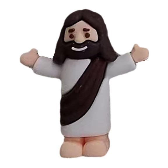 40PCS Easter Mini Figurines, Jesus Religious Gifts, Resin Craft Decorations, Easter Egg Fillers