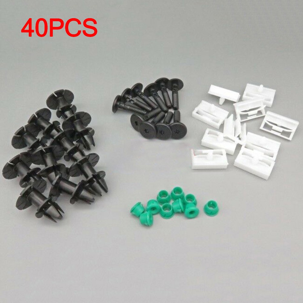 40PCS FOR BMW 3-Series E90 & E91 Side Skirt Fitting Kit Full Set Of Clips