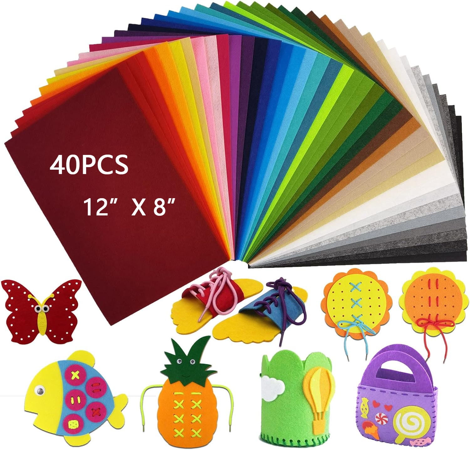 Z-FOAM4X6-12 Foam Craft Sheets 4x6 Assorted Colors 12 Pack - PAPER