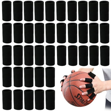 40PCS Finger Sleeves Protectors, FULANDL Sport Finger Sleeves Thumb Brace Support Elastic Compression Protector for Sports, Perfect for Relieving Pain Calluses Arthritis Knuckle
