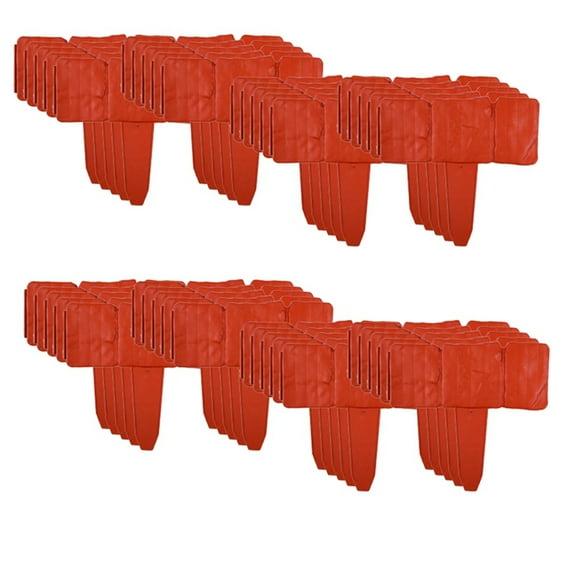 40PCS Garden Fence Imitation Stone Plant Support Stake Outdoor Landscape Edging Decorative Border,B
